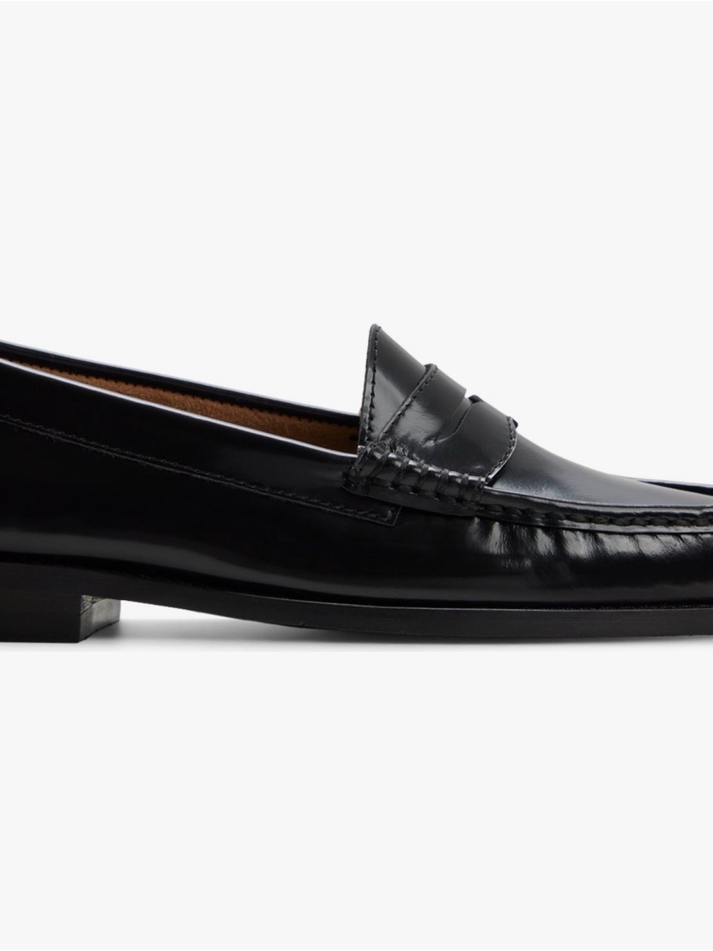 G.H. Bass & Co. Black Leather Penny Loafers - Picture 2 of 4
